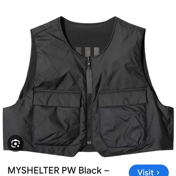 RARE Celeb Adidas x Pharrell Williams Humanrace MyShelter Reversible VEST ONLY - Picture 2 of 12
